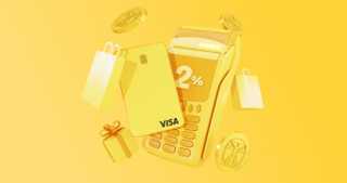 Humans VISA bilan har qanday xarid uchun 2% dan boshlab keshbek